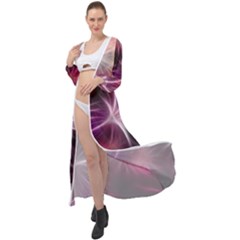 Fireworks Rocket Night Lights Flash Maxi Chiffon Beach Wrap