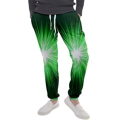 Green Blast Background Men s Jogger Sweatpants