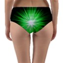 Green Blast Background Reversible Mid-Waist Bikini Bottoms View2