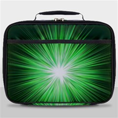 Green Blast Background Full Print Lunch Bag