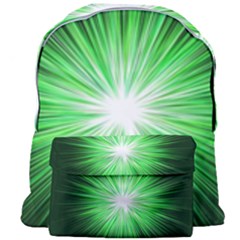 Green Blast Background Giant Full Print Backpack