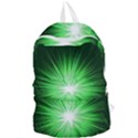 Green Blast Background Foldable Lightweight Backpack View1