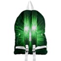 Green Blast Background Foldable Lightweight Backpack View2