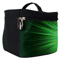 Green Blast Background Make Up Travel Bag (small)