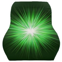 Green Blast Background Car Seat Back Cushion 