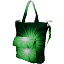 Green Blast Background Shoulder Tote Bag View1