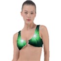 Green Blast Background Ring Detail Bikini Top View1