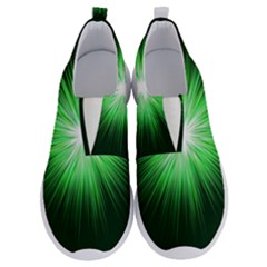 Green Blast Background No Lace Lightweight Shoes