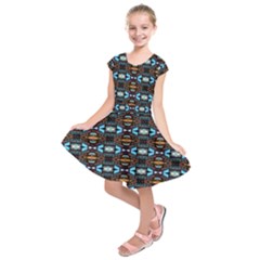 Abstract 15 Kids  Short Sleeve Dress