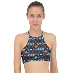 Abstract 15 Racer Front Bikini Top