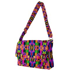 Abstract 16 Full Print Messenger Bag by ArtworkByPatrick