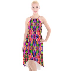 Abstract 16 High-low Halter Chiffon Dress  by ArtworkByPatrick