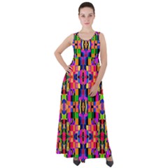 Abstract 16 Empire Waist Velour Maxi Dress by ArtworkByPatrick