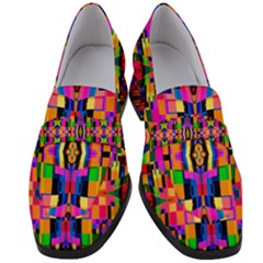 Abstract 16 Women s Chunky Heel Loafers by ArtworkByPatrick