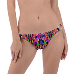 Abstract 16 Ring Detail Bikini Bottom