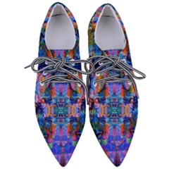 Abstract 17 Women s Pointed Oxford Shoes by ArtworkByPatrick