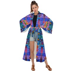 Abstract 17 Maxi Kimono