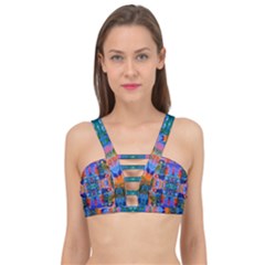 Abstract 17 Cage Up Bikini Top