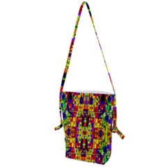 Abstract 19 Folding Shoulder Bag by ArtworkByPatrick