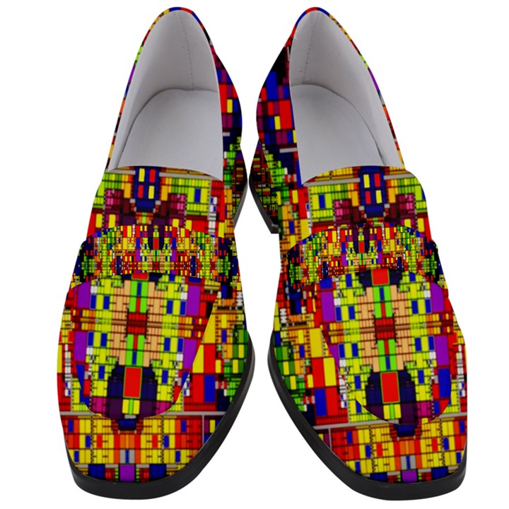 Abstract 19 Women s Chunky Heel Loafers