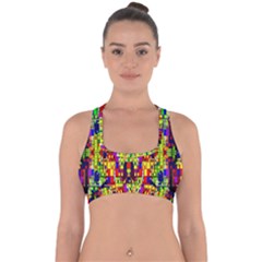 Abstract 19 Cross Back Hipster Bikini Top 