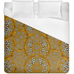 A Star In Golden Juwels Duvet Cover (king Size) by pepitasart