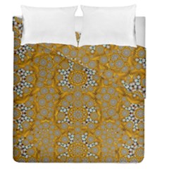 A Star In Golden Juwels Duvet Cover Double Side (queen Size) by pepitasart