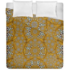 A Star In Golden Juwels Duvet Cover Double Side (california King Size) by pepitasart