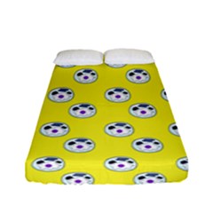 English Breakfast Yellow Pattern Fitted Sheet (full/ Double Size) by snowwhitegirl