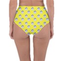 English Breakfast Yellow Pattern Reversible High-Waist Bikini Bottoms View2