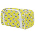 English Breakfast Yellow Pattern Toiletries Pouch View1