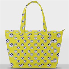 English Breakfast Yellow Pattern Back Pocket Shoulder Bag 