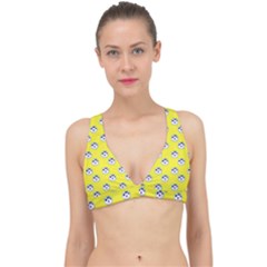 English Breakfast Yellow Pattern Classic Banded Bikini Top by snowwhitegirl