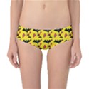 Bat Rose Lips Yellow Pattern Classic Bikini Bottoms View1