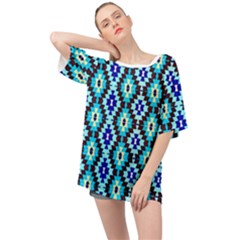 Abstract 18 1 Oversized Chiffon Top