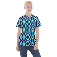 Abstract 18 1 Women s Short Sleeve Pocket Shirt