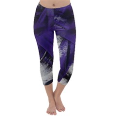 Violet Capri Winter Leggings 