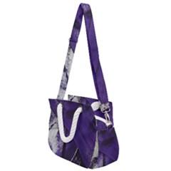 Violet Rope Handles Shoulder Strap Bag by WILLBIRDWELL