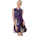 VIOLET Sleeveless Shirt Dress View1