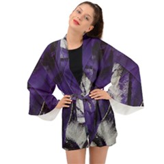 Violet Long Sleeve Kimono