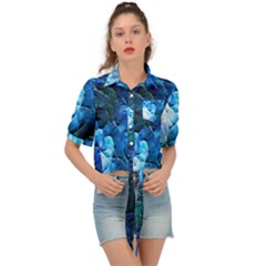 Petals Tie Front Shirt  by WILLBIRDWELL