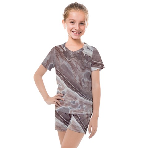 Mud Kids  Mesh Tee And Shorts Set by WILLBIRDWELL