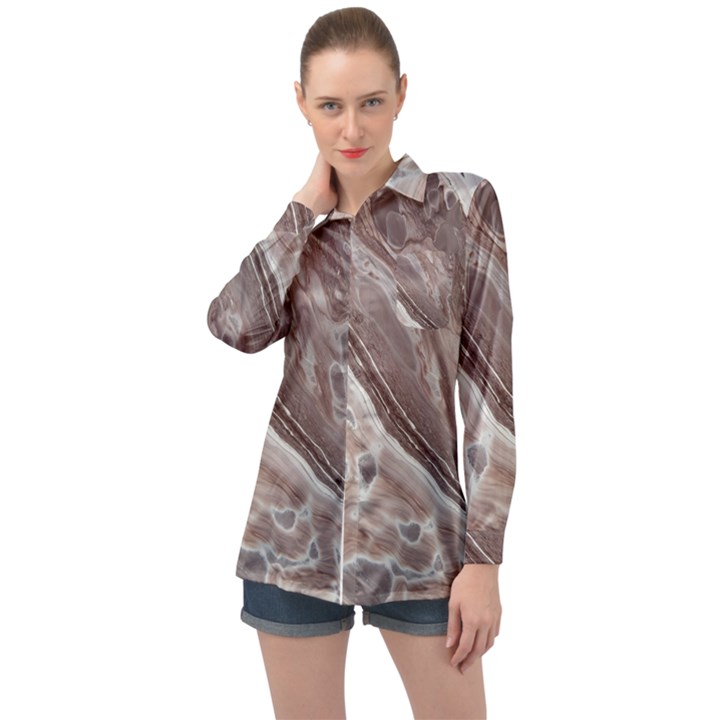 MUD Long Sleeve Satin Shirt