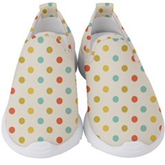 Polka Dots Dot Spots Kids  Slip On Sneakers by Vaneshart