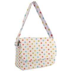 Polka Dots Dot Spots Courier Bag by Vaneshart