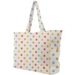 Polka Dots Dot Spots Simple Shoulder Bag by Vaneshart