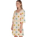 Polka Dots Dot Spots Velour Kimono Dress View2