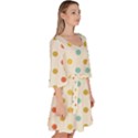 Polka Dots Dot Spots Velour Kimono Dress View3