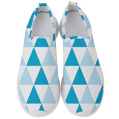 Abstract Modern Background Blue Men s Slip On Sneakers by Vaneshart