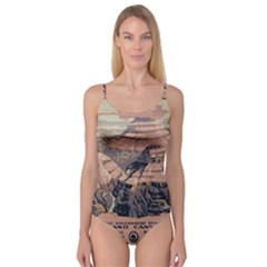 Vintage Travel Poster Grand Canyon Camisole Leotard  by Vaneshart